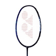 Yonex rakieta do badmintona Astrox 01 Clear (przeciwwaga, bardzo elastyczna) czarna/niebieska - naciągnięta -